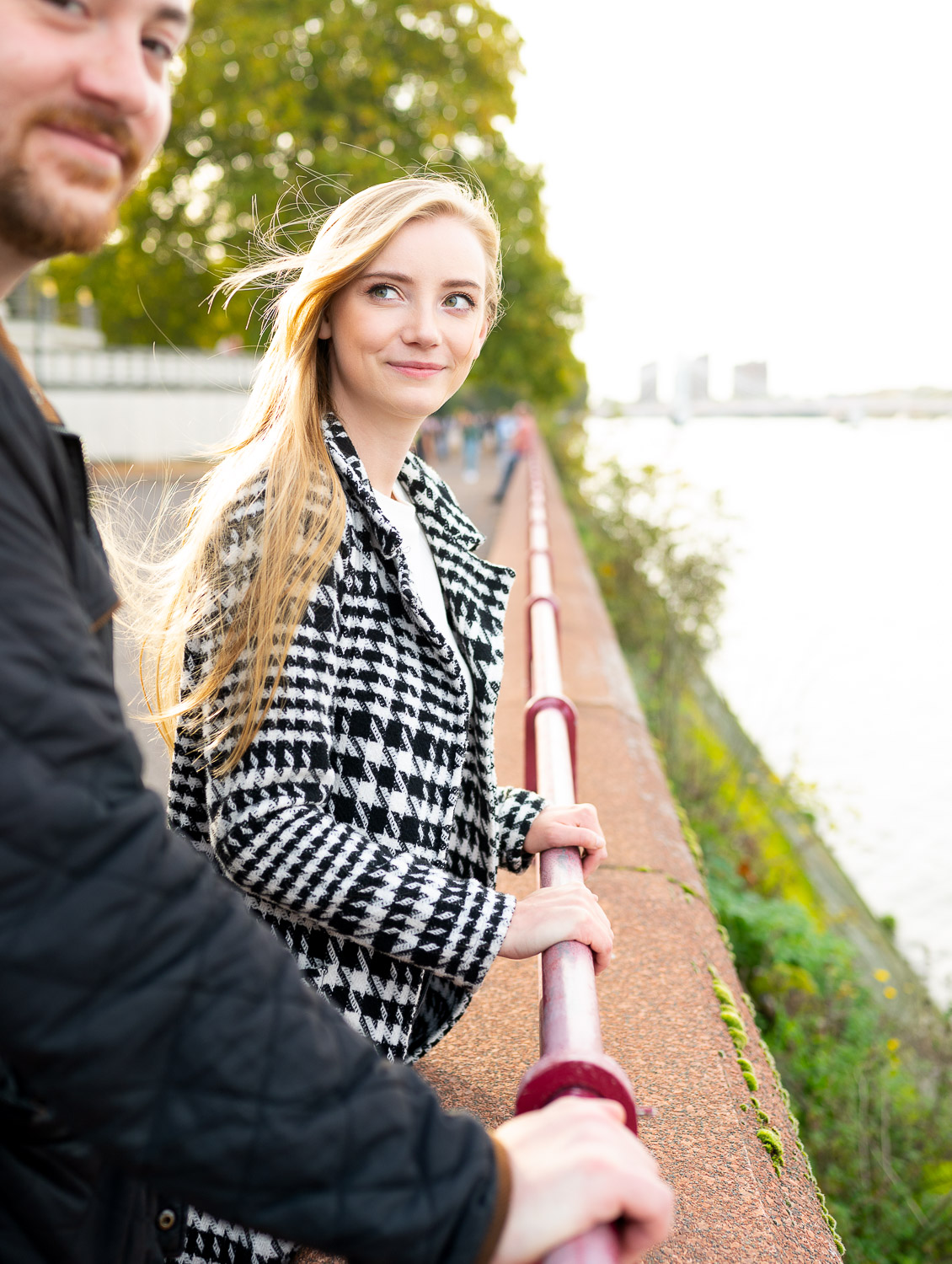 london couple photography captured in battersea park london