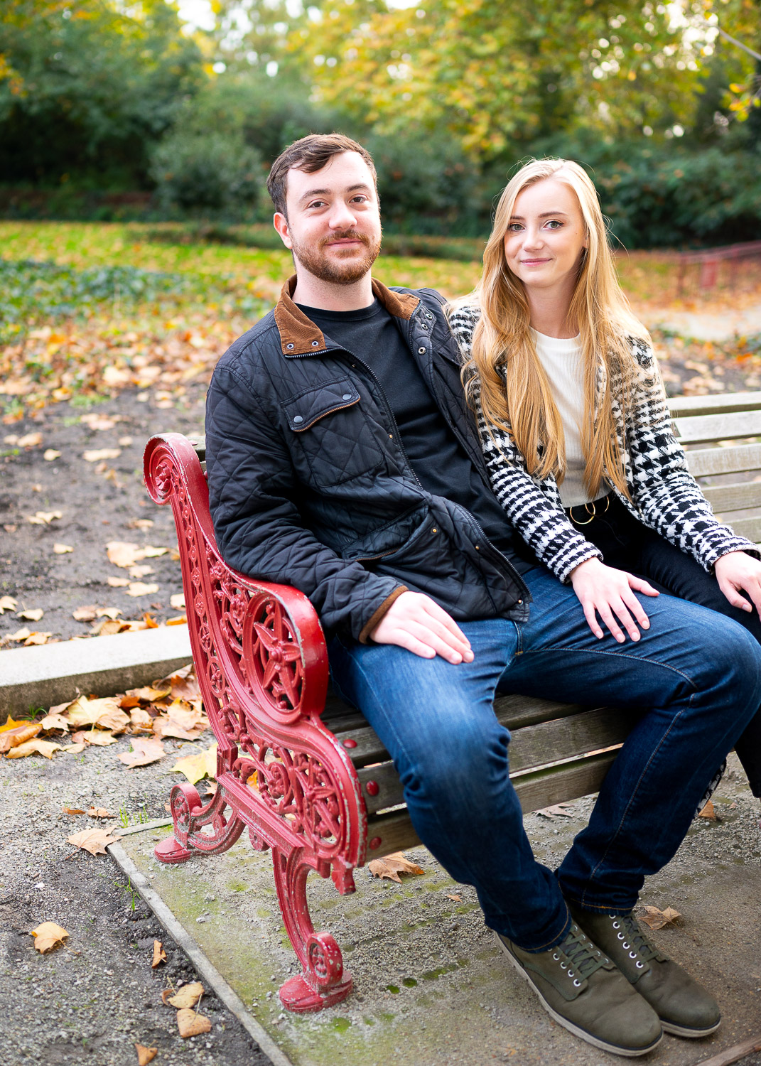 london couple photography captured in battersea park london