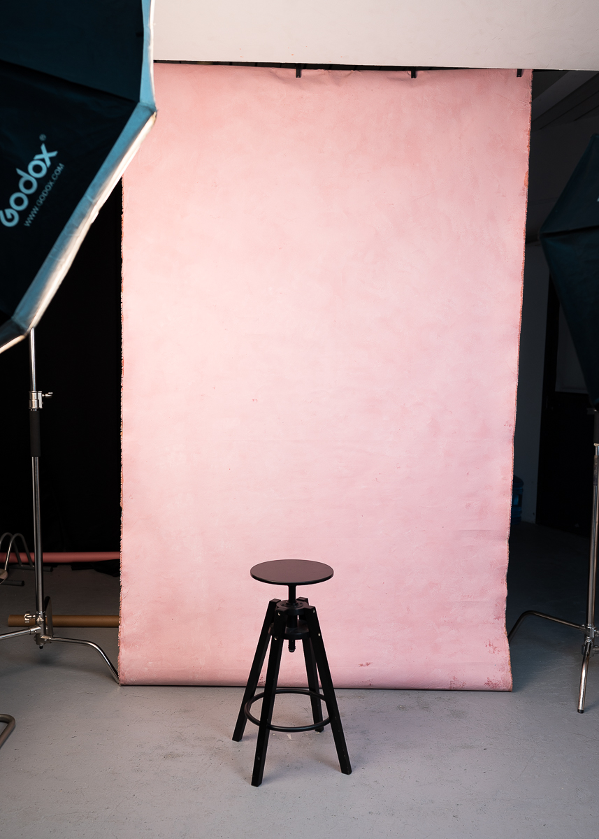 studio photoshoot with london content creators