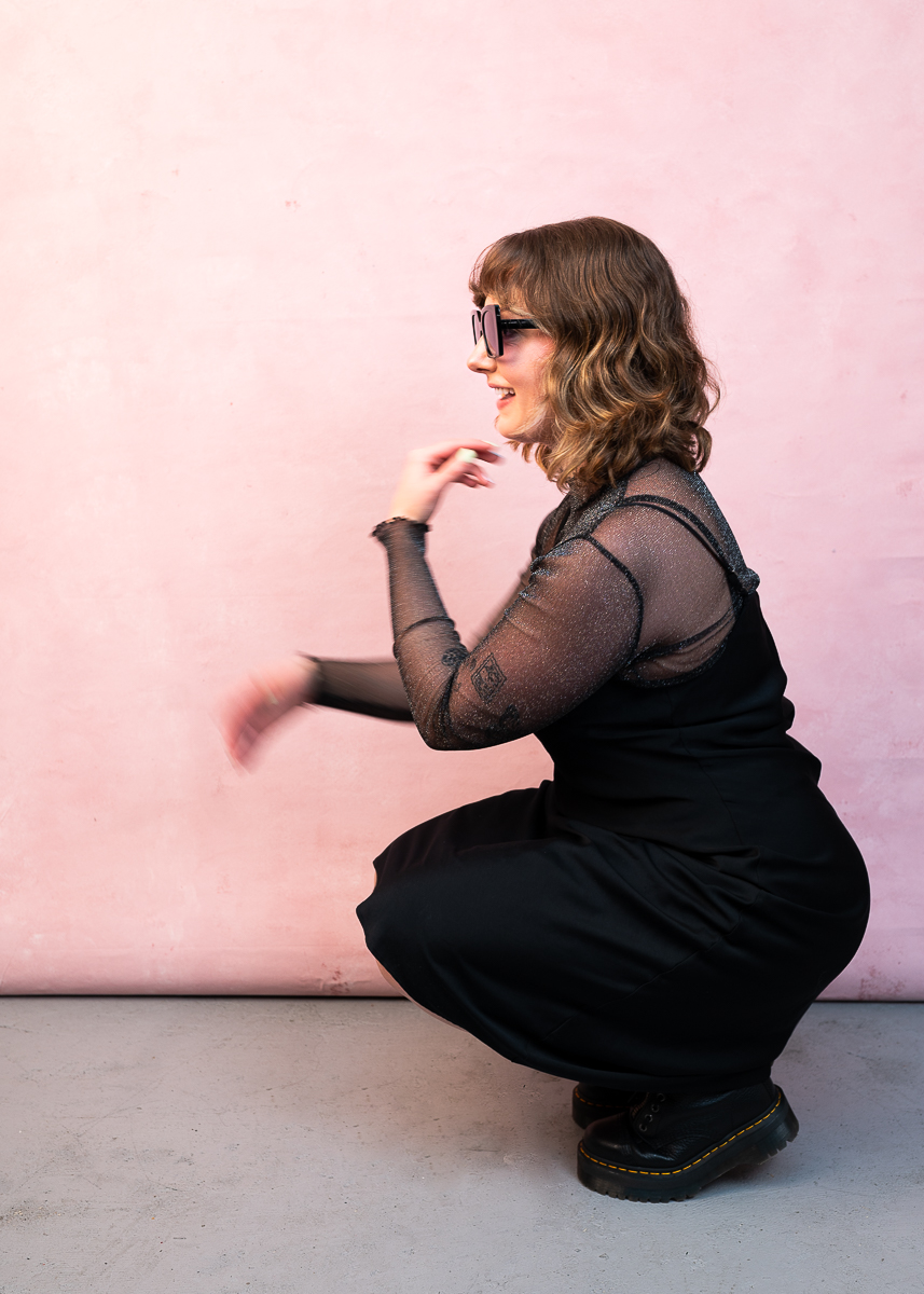 studio photoshoot with london content creators